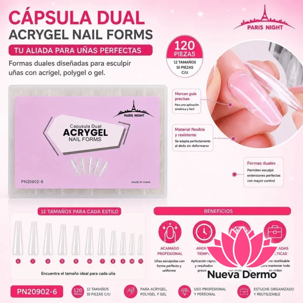 CAPSULA DUAL COFIN TRIANGULO X120 PARIS NIGHT CD: PN20902-6