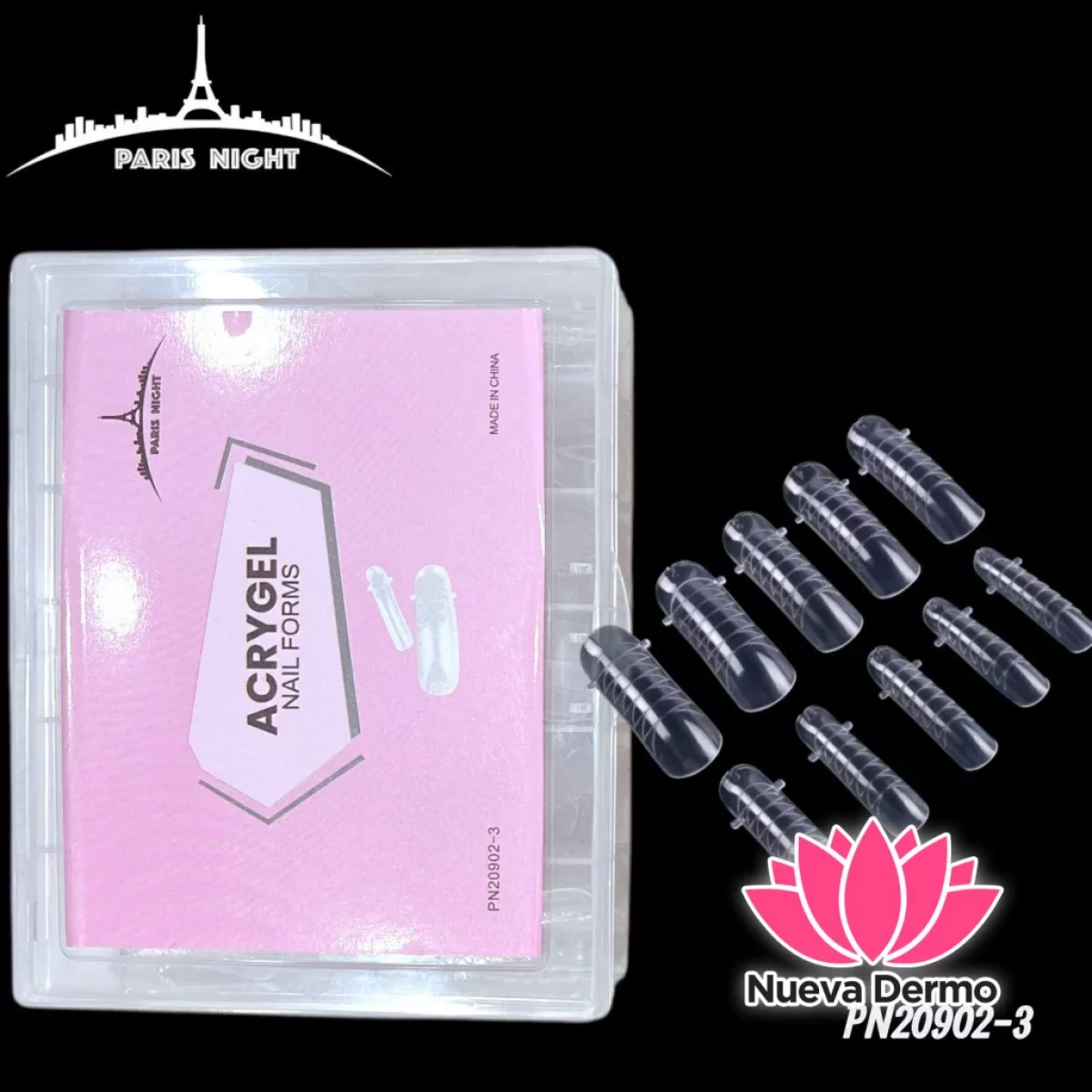 CAPSULA DUAL GRUESA RECTA TRIANGULO X120 PARIS NIGHT CD: PN20902-3