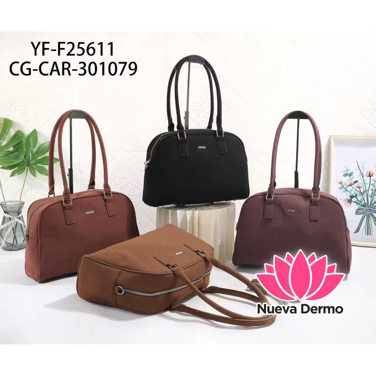 Cartera En Tonos Marrones- City Girl