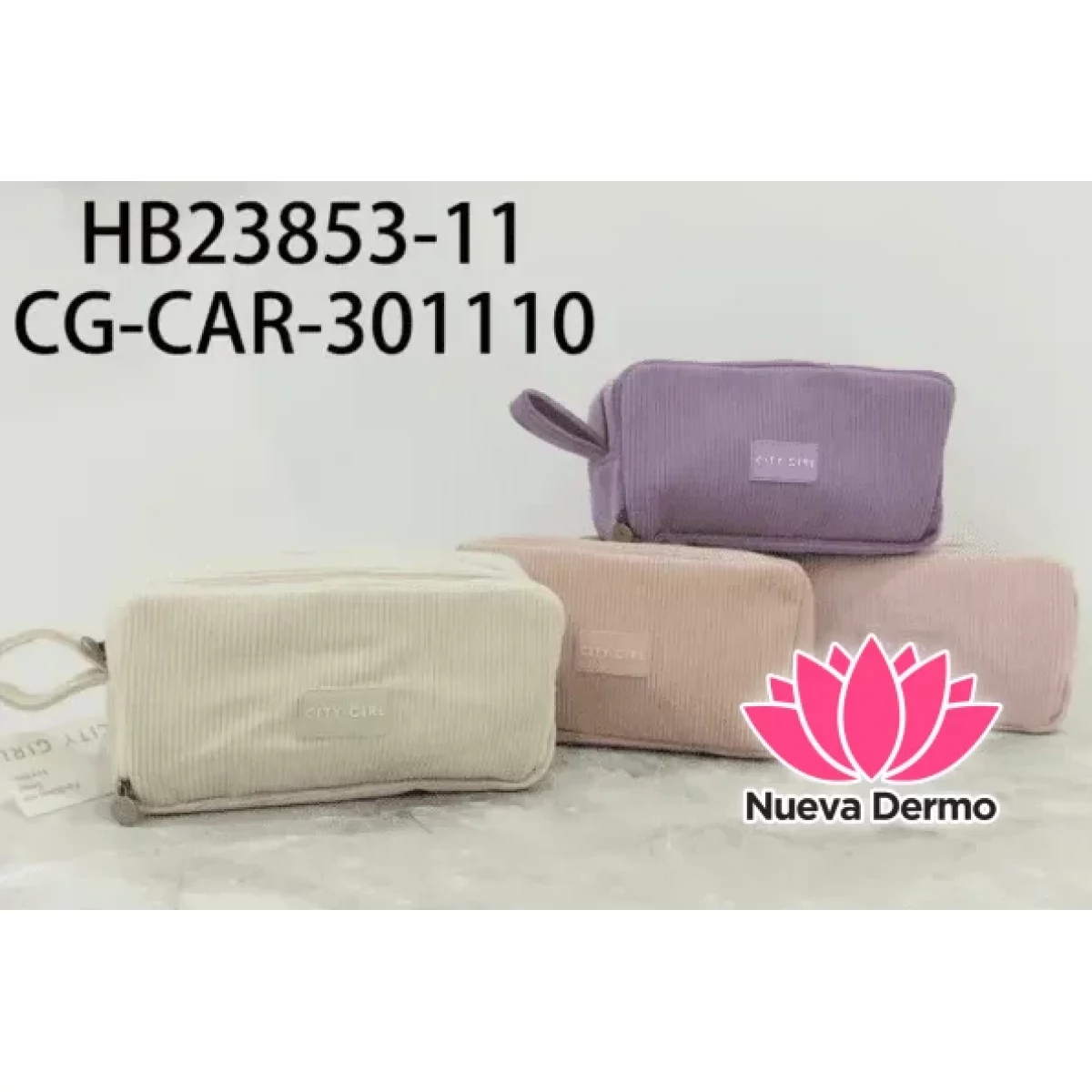 CARTUCHERA GRANDE CORDEROY – CITY GIRL