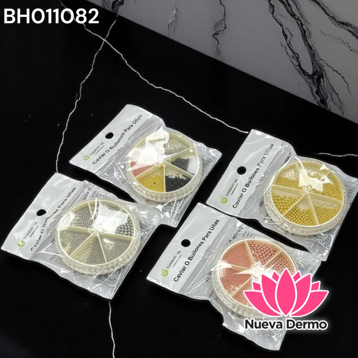 CAVIAR PARA DECORACION DE UÑAS CHERIMOYA BH011082