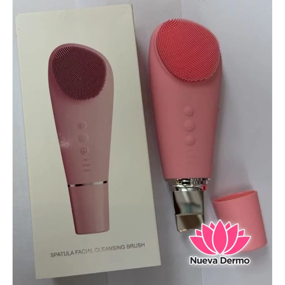 Cepillo de Limpieza Facial con Espátula Eléctrico