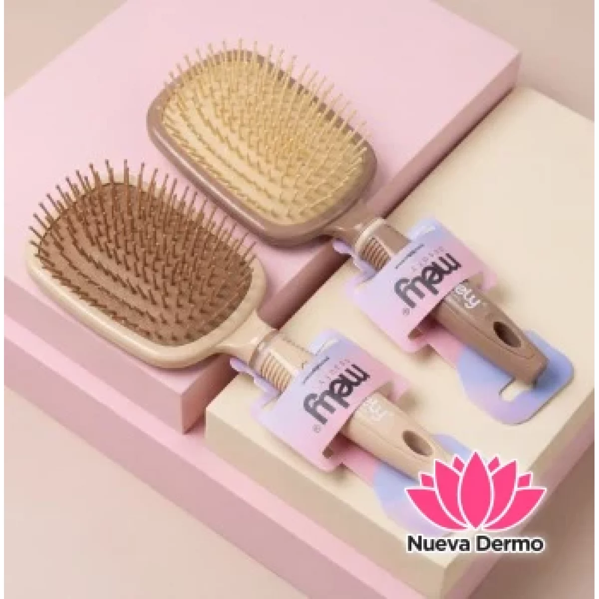 CEPILLO DE PELO CON ESPEJO DETRAS MELY MY-BA06A1012