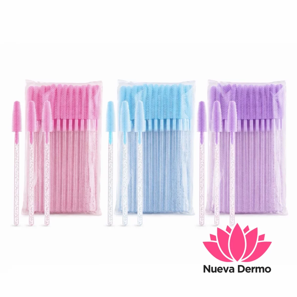Cepillo de Silicona para Pestañas Surtidos Colores