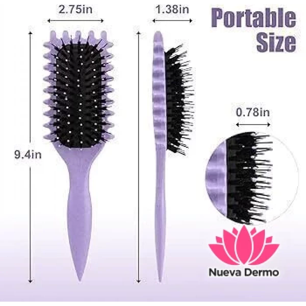 CEPILLO DEFINIDOR DE RIZOS MG-154394 6920251543948