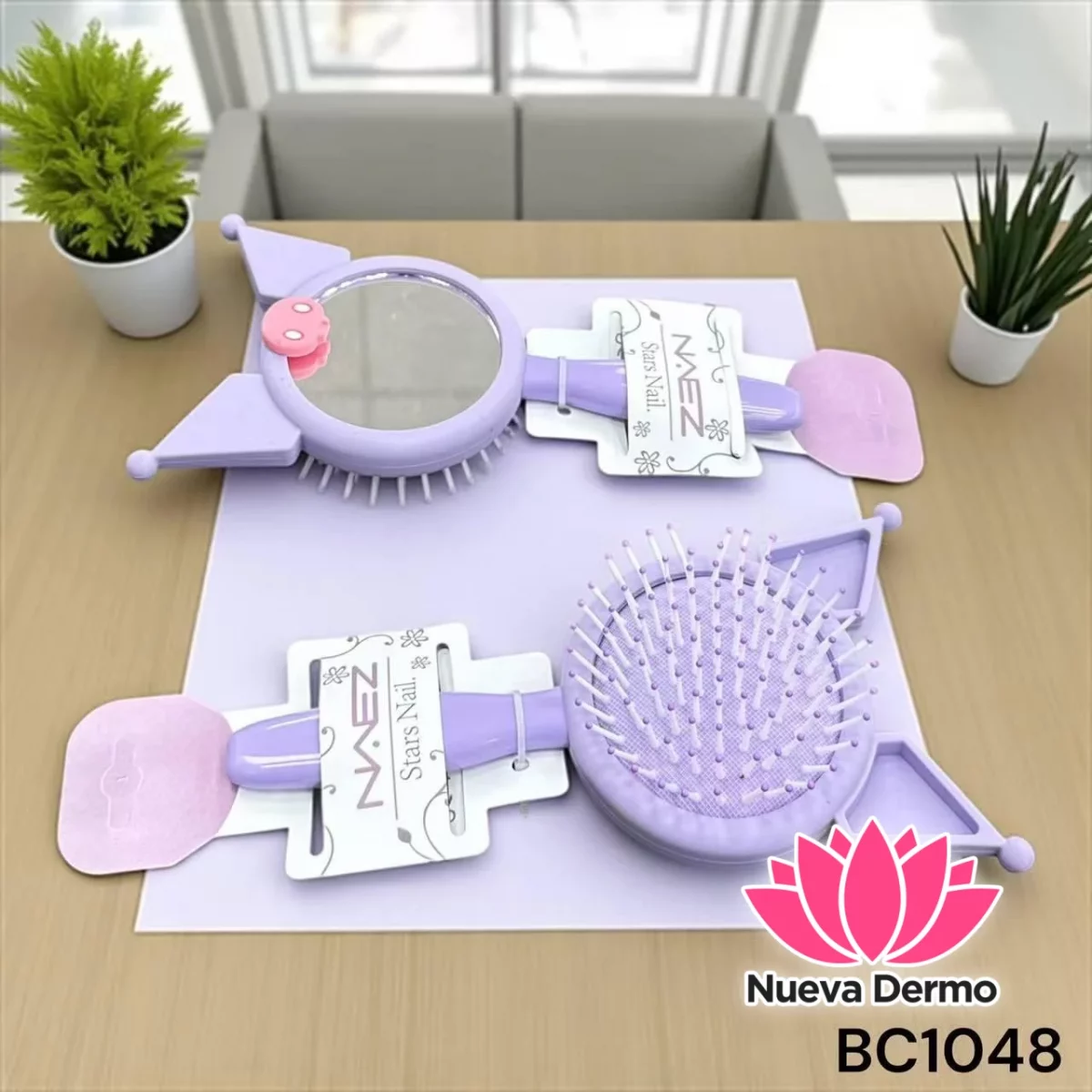 CEPILLO PARA CABELLO CON ESPEJO NAEZ BC1048/10483