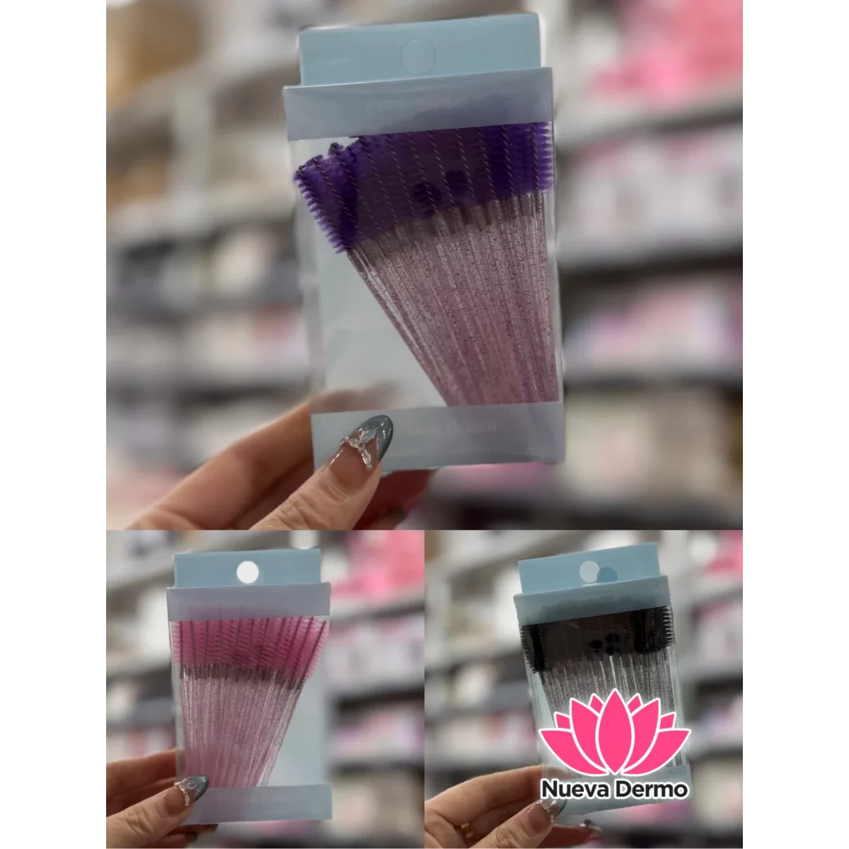 Cepillo para Pestaña GLITTERX50PCS City Girl