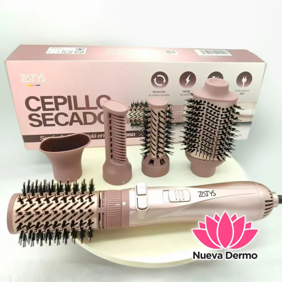 CEPILLO SECADOR 1100wats CON 5 CABEZALES – ZATYS