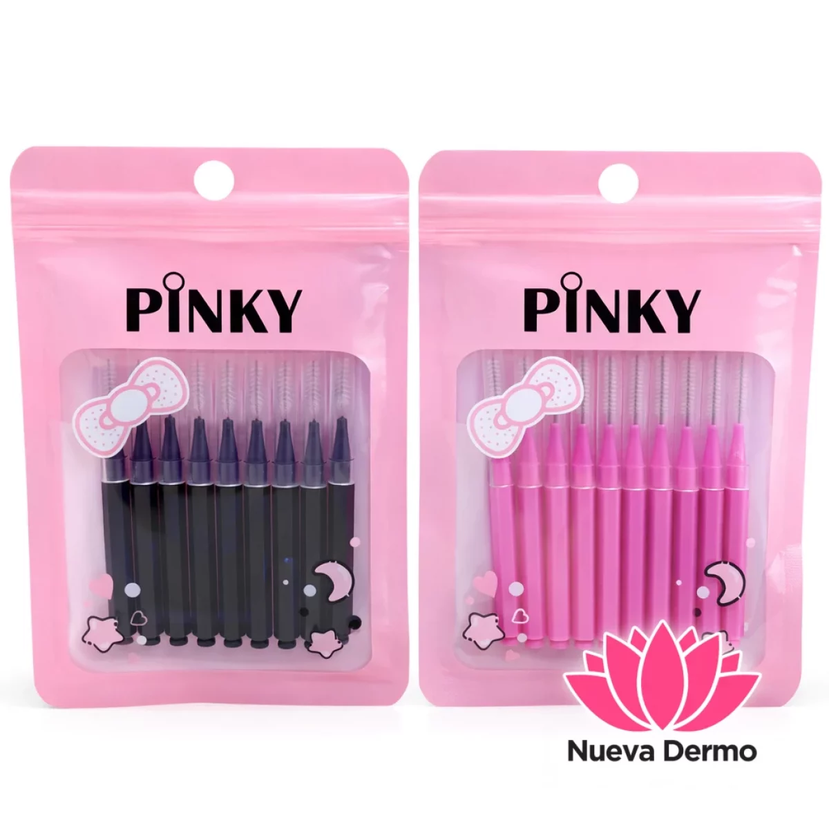 Cepillos para Laminado de Cejas Pinky 10...