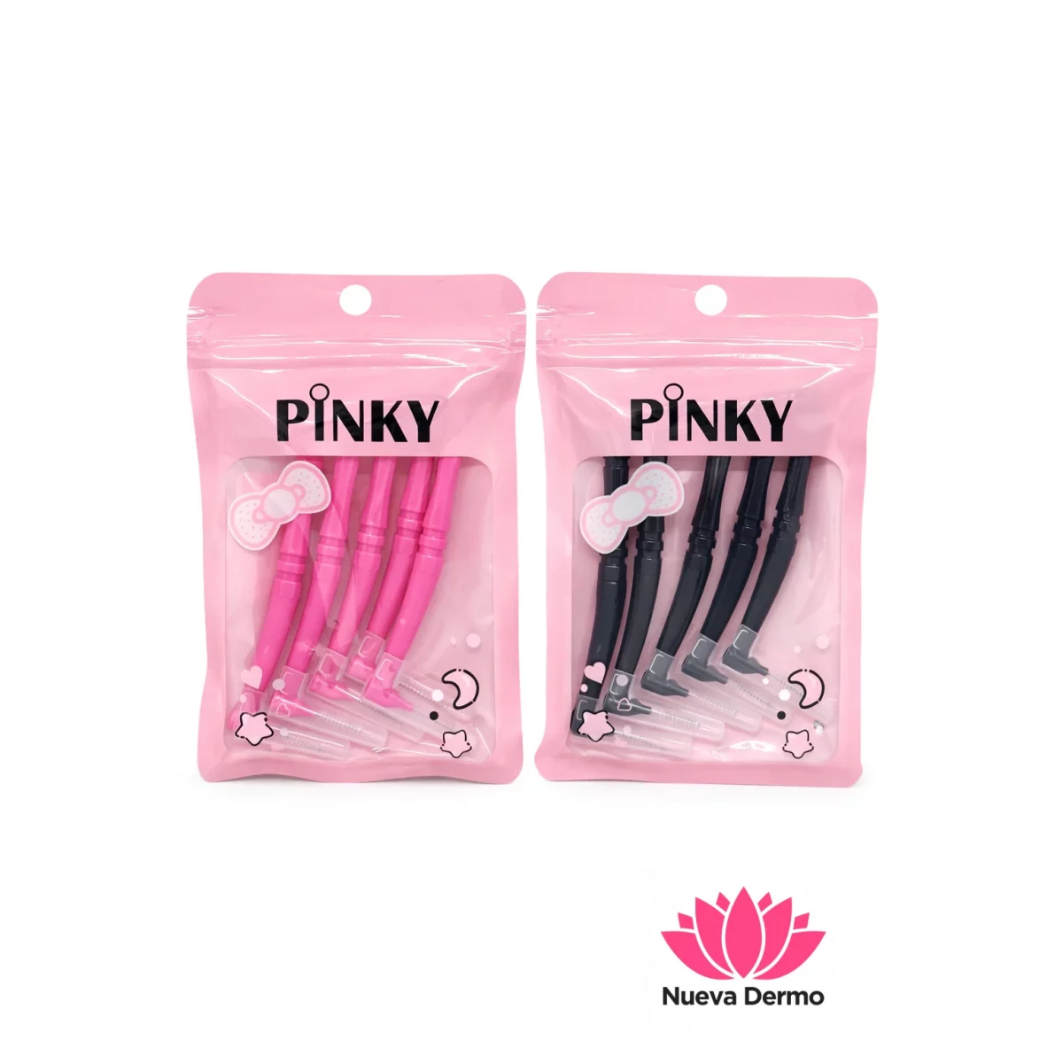 Cepillos para Laminado de Cejas Pinky 5U...