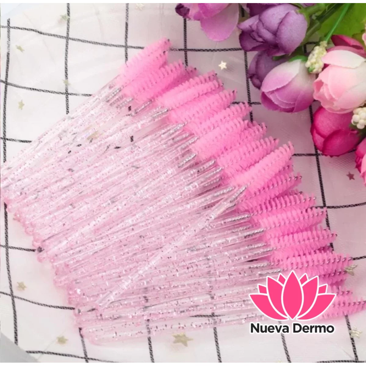 Cepillos / Peine X50 con Glitter para Cejas/Pestañas Tei Cd: Hzs-2736-24