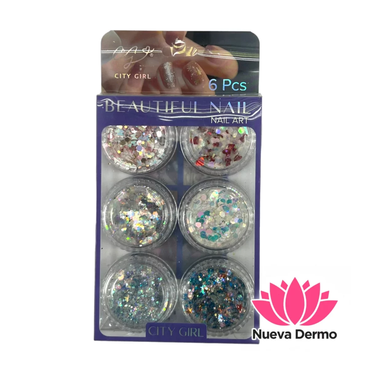 CG deco brillo uñas DECOCARTON X6