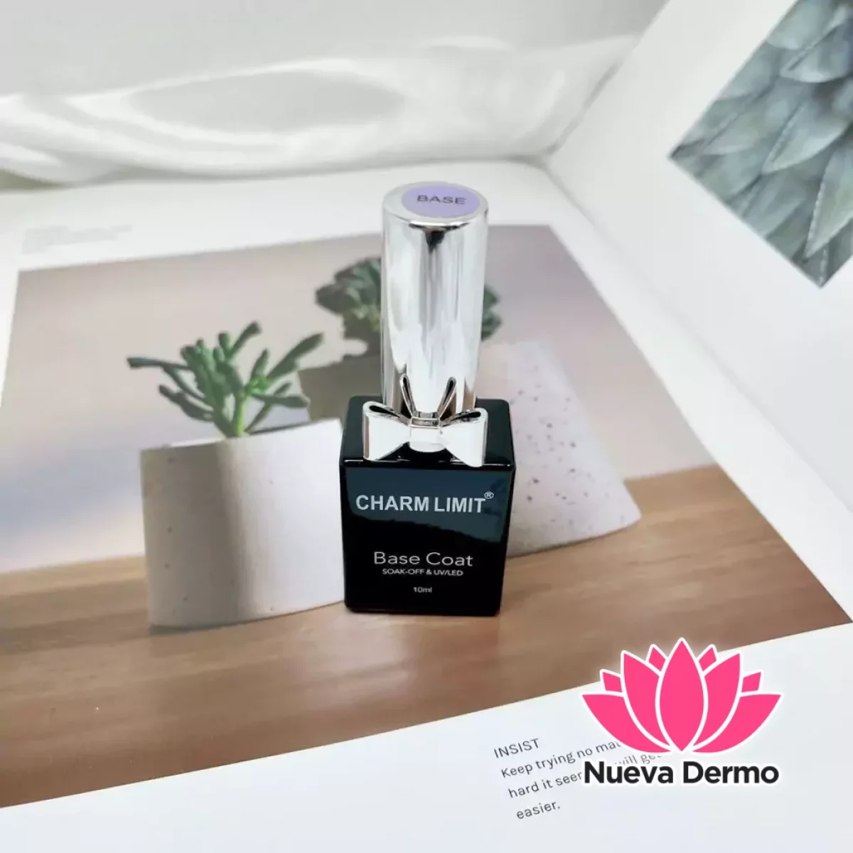 Charm limit base coat 10ml tapa moño apr...
