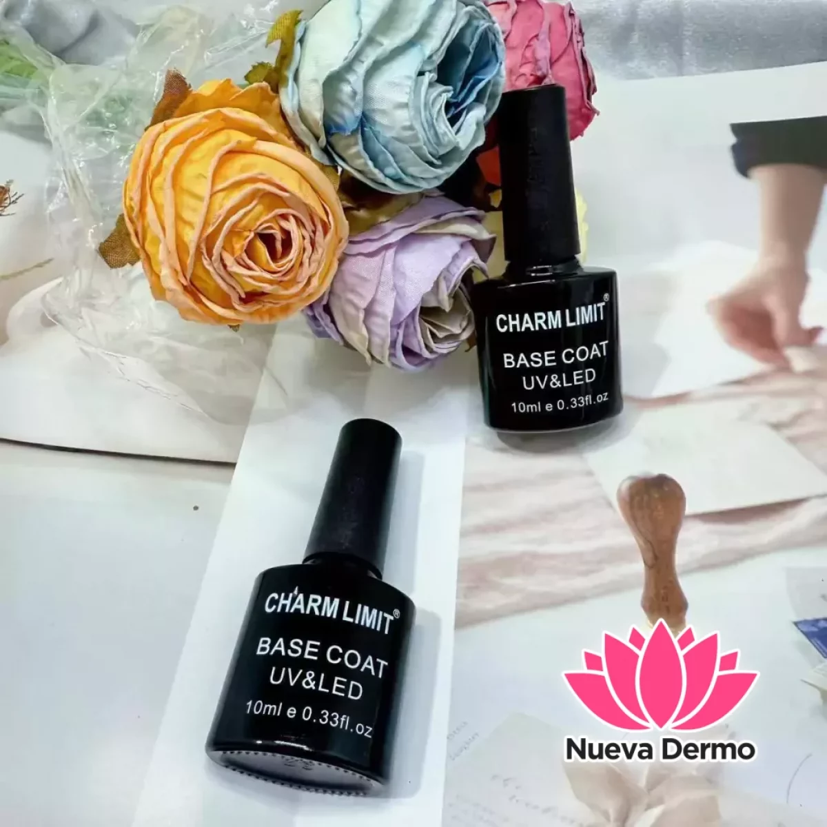 Charm limit base coat uv&led 10ml POR UNIDAD(1U)