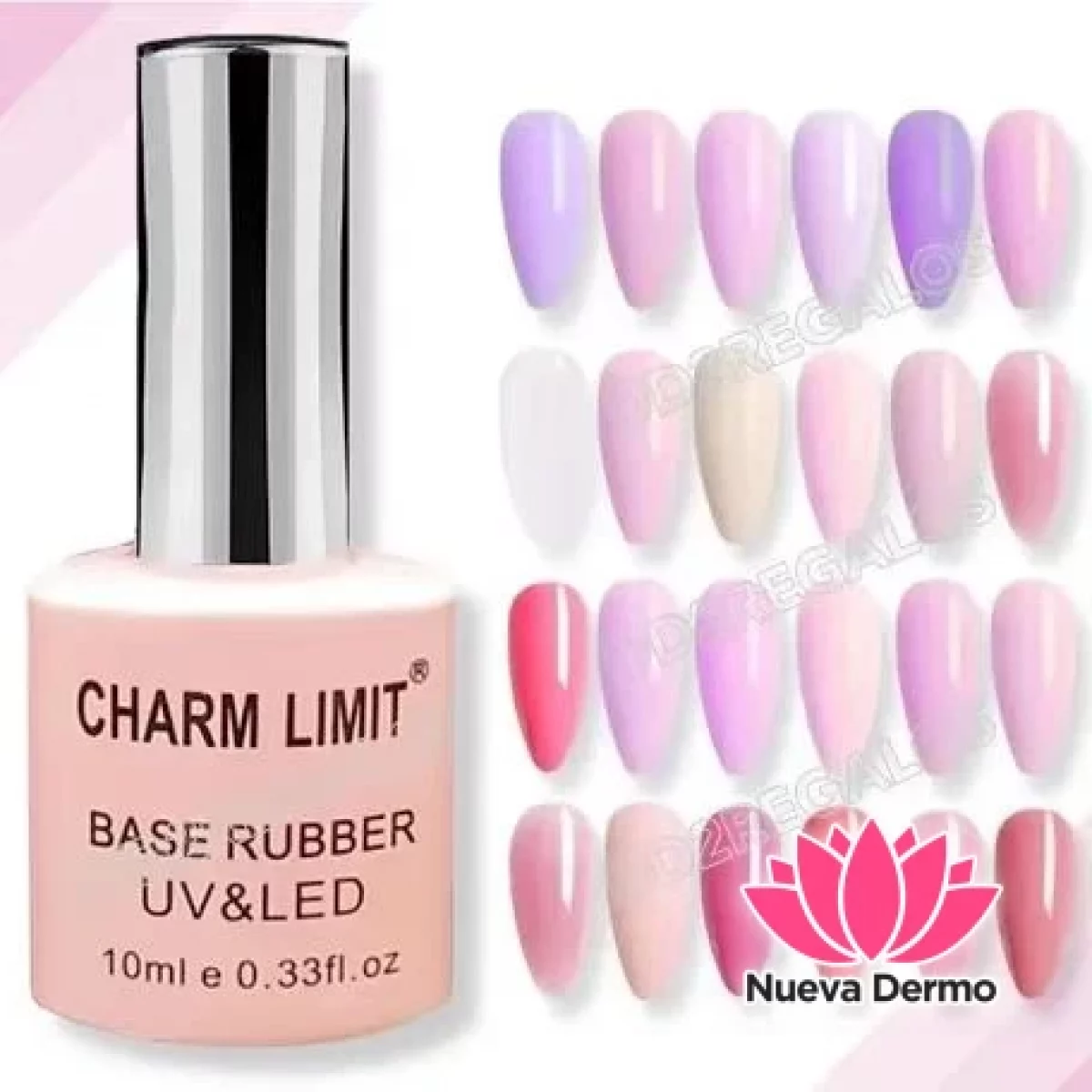CHARM LIMIT BASE RUBBER ROSA WH698