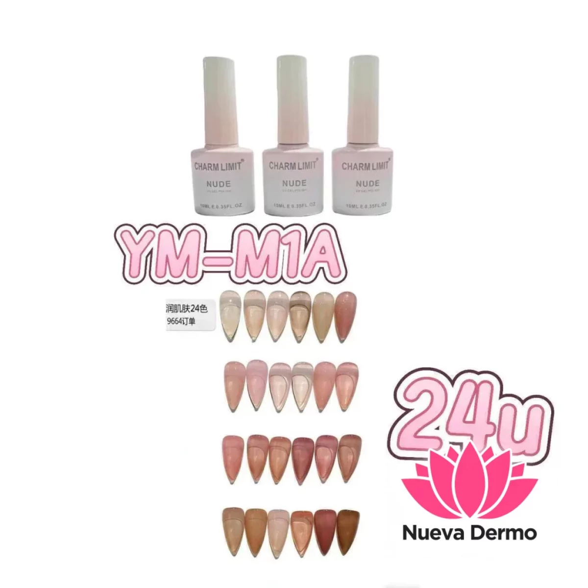 Charm limit esmalte semipermanente NUDE...