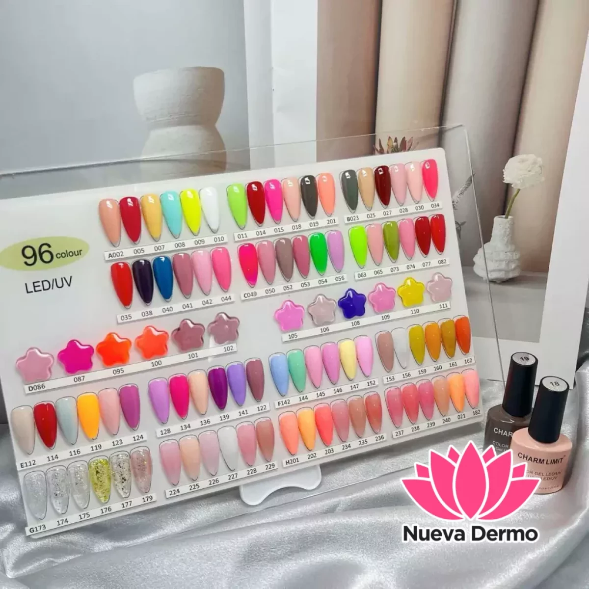 Charm limit semi 7ml tapa negra caja ros... A