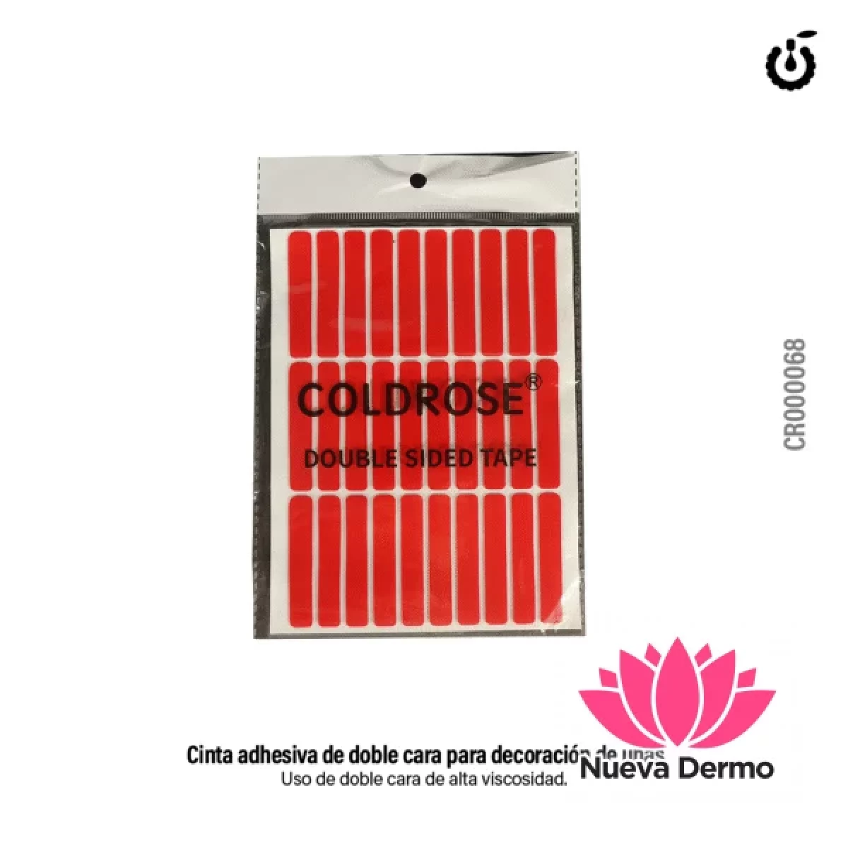 CINTA DOBLE FAZ PARA TIPS PRESS GEL COLDROSE CR000068