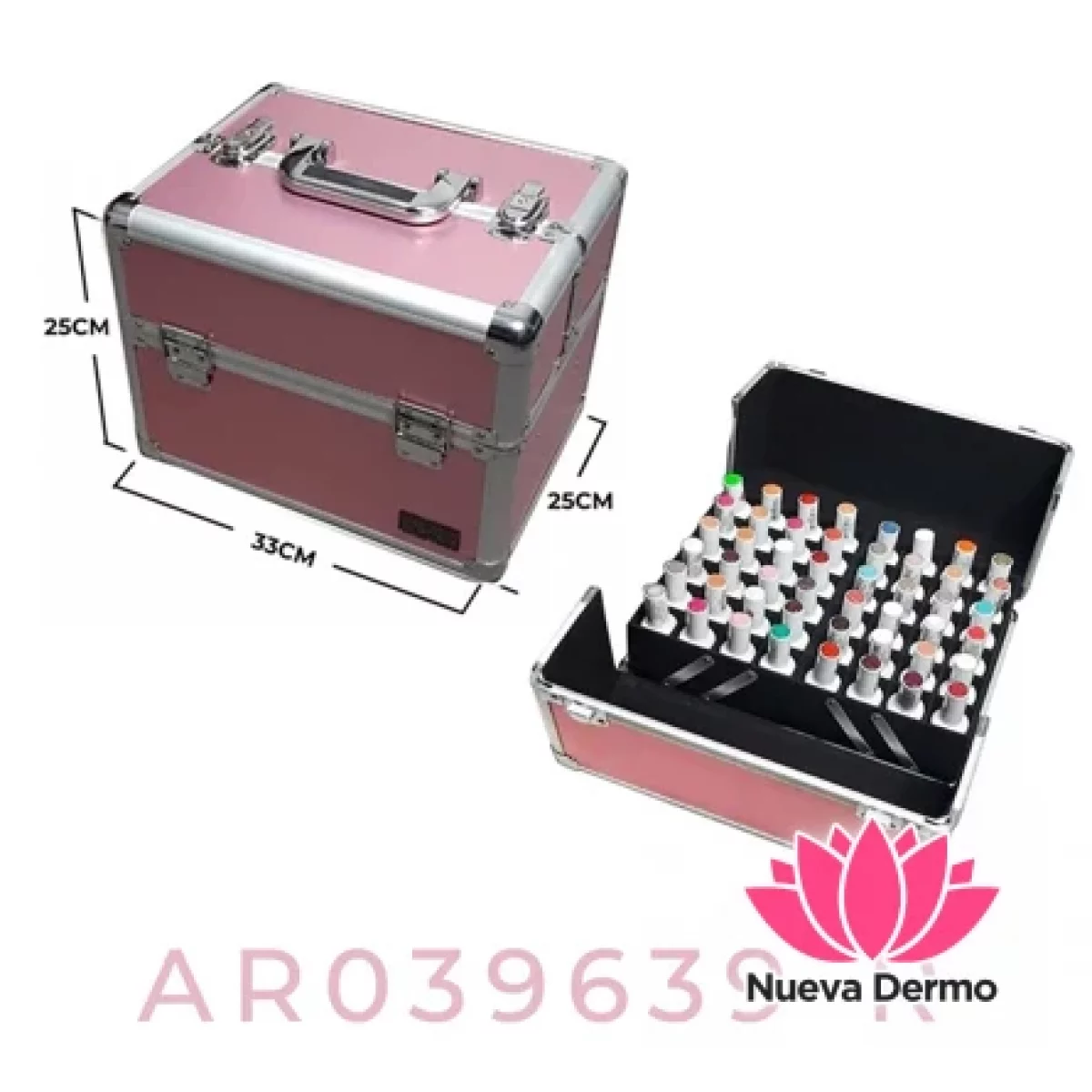 COFRE ORGANIZADOR MAQUILLAJE /UÑAS CD: AR039639-R
