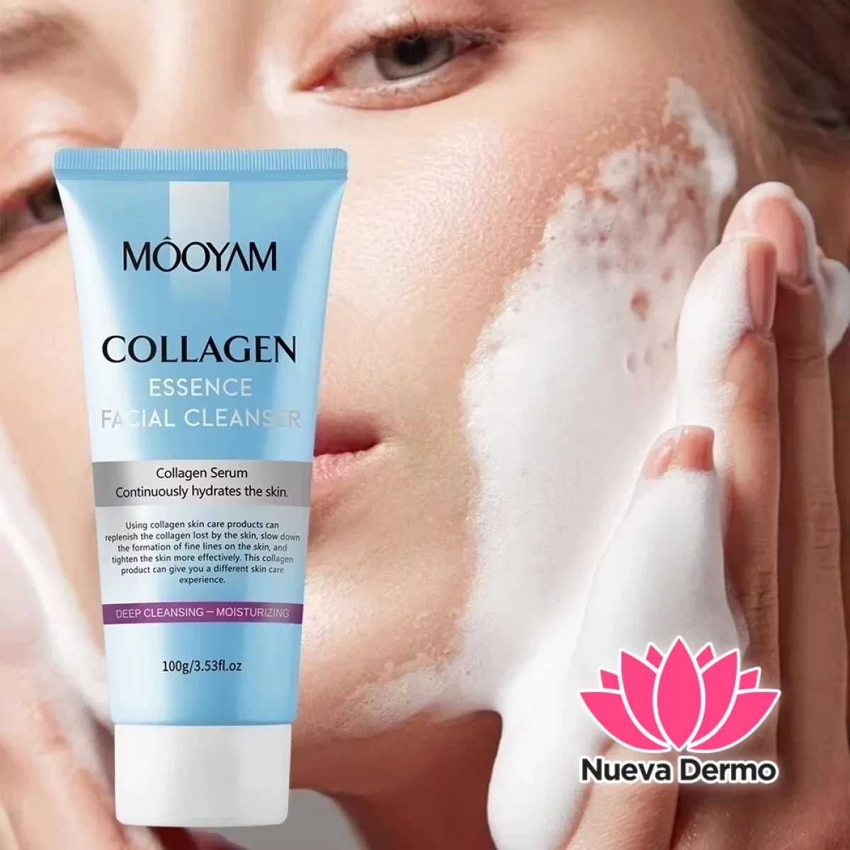 Collagen facial cleanser-Deep cleansing &whiteing mooyam