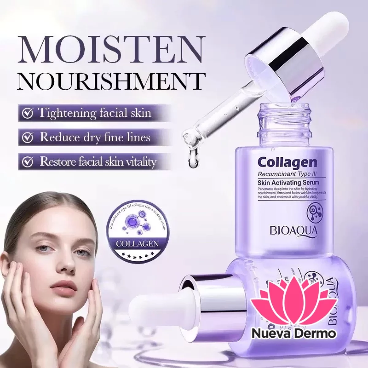 Collagen Recombinant Type III/skin Activating Serum30ml(Bioaqua)