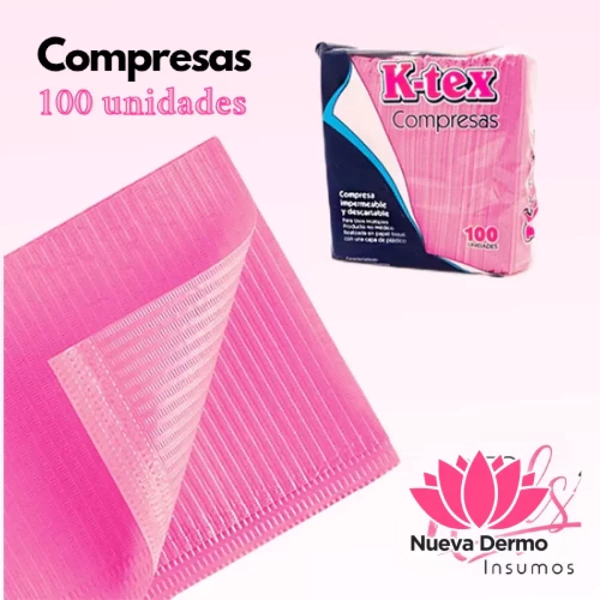 Compresas KOTEX ×100