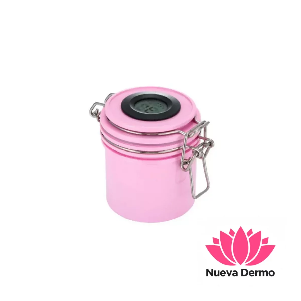 Contenedor de Pegamento Rosa con Higrometro