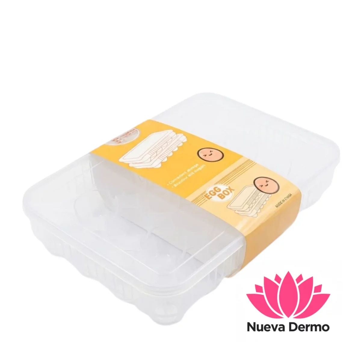 Contenedor Huevera De Plástico Hérmetico x24