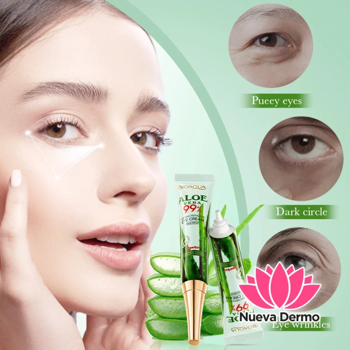 Contorno para Ojos Aloe Vera