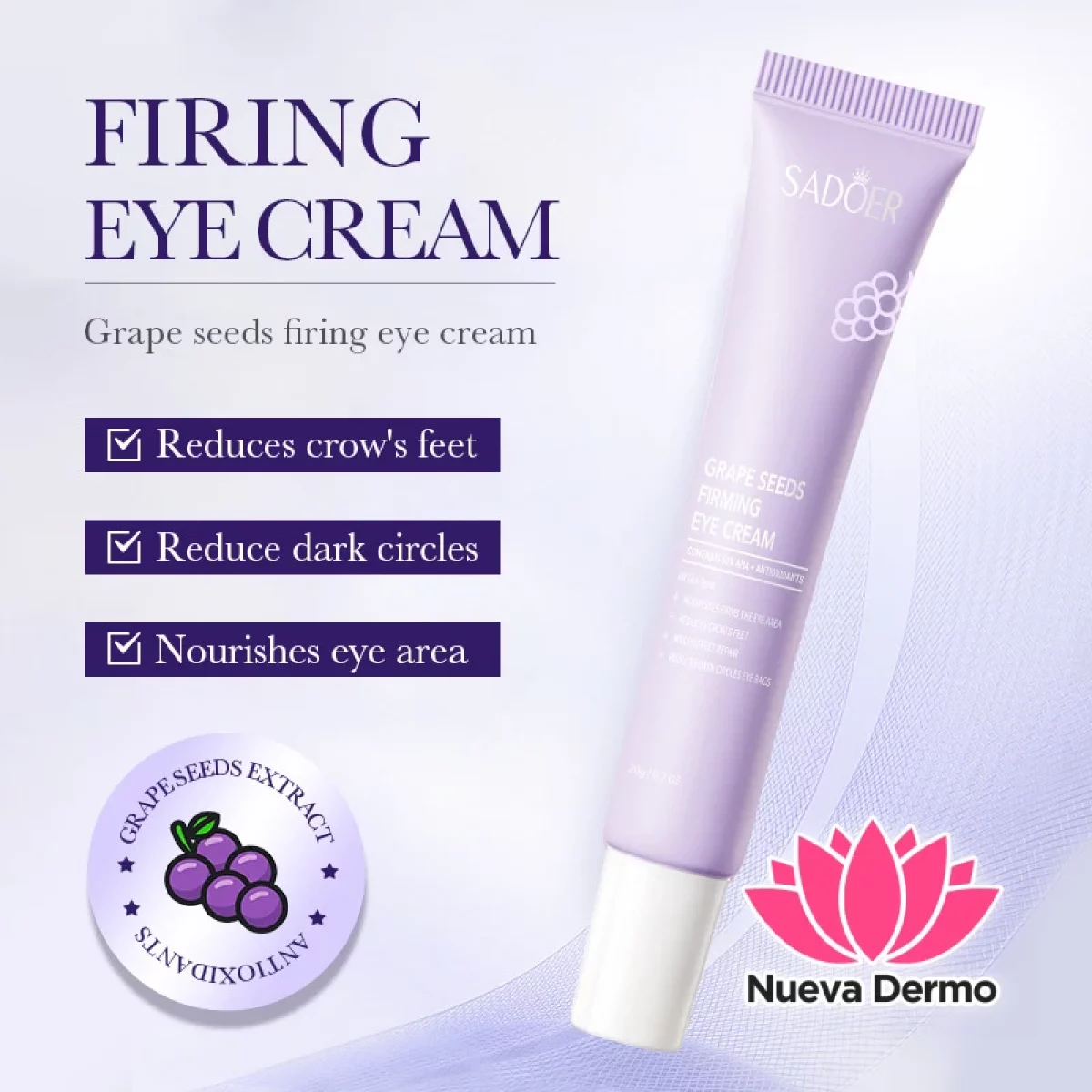 Contorno para Ojos Antioxidante de Semillas de Uva