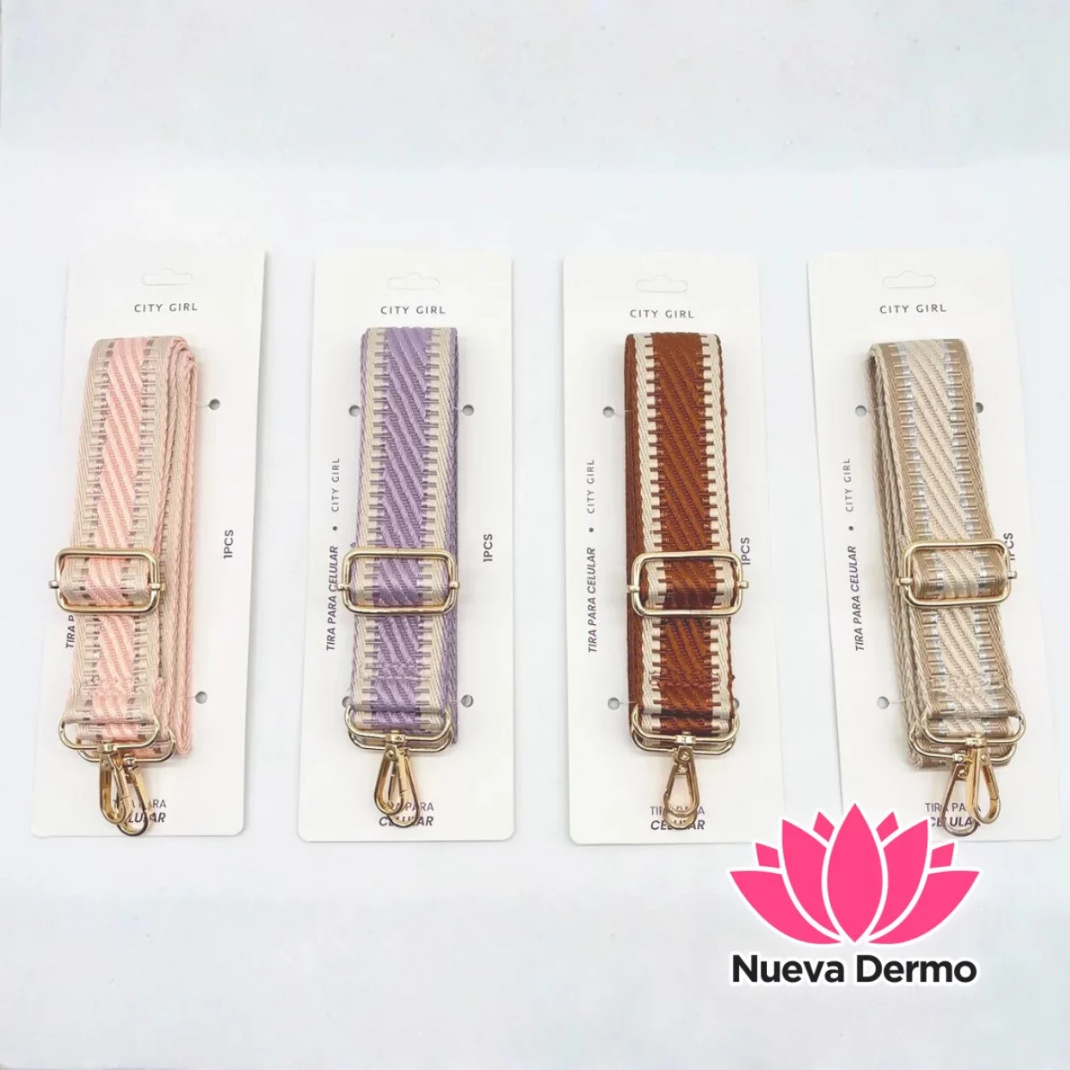 CORREA PARA CARTERA PAQUETE 12u – CITY GIRL