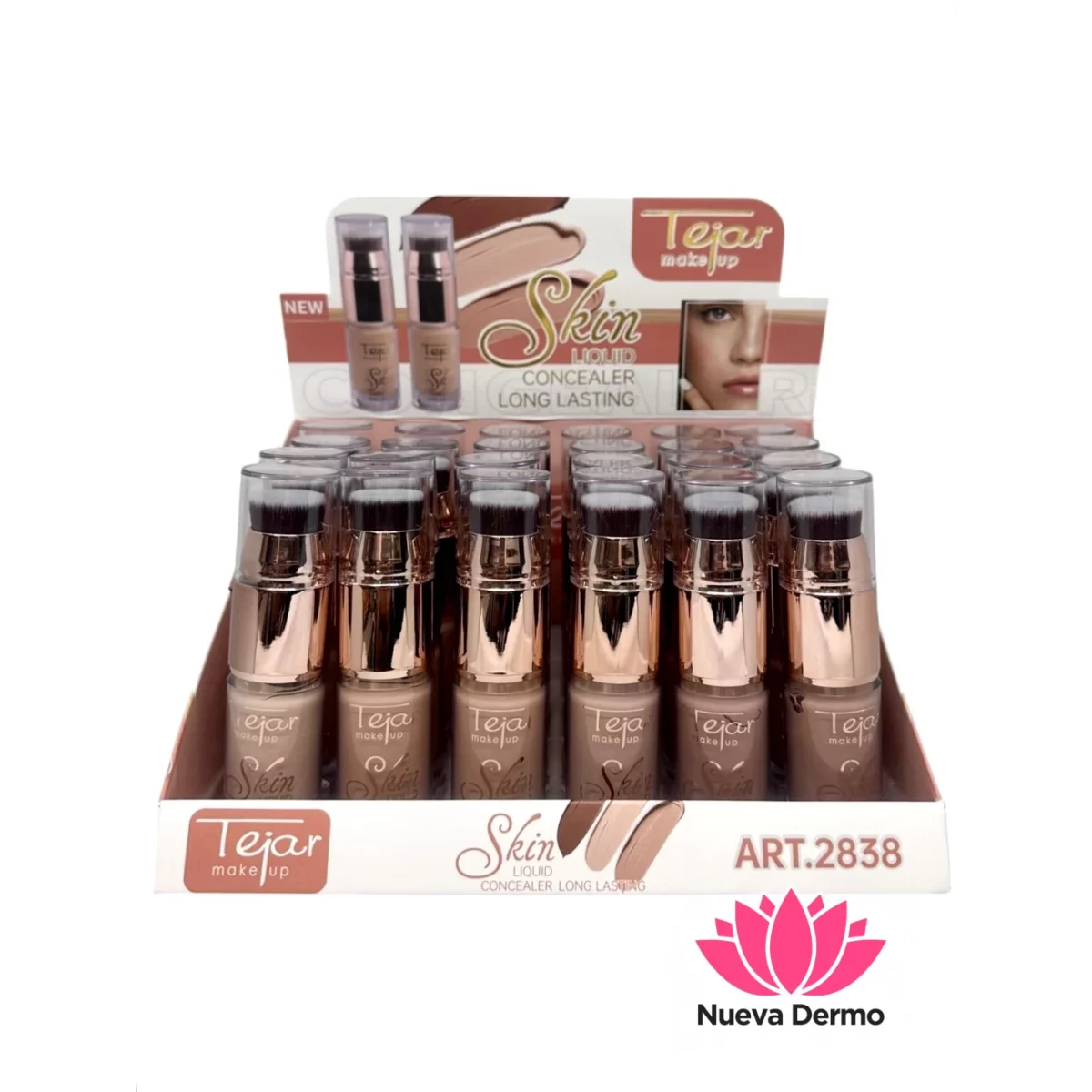 Corrector líquido con brocha Skin Tejar