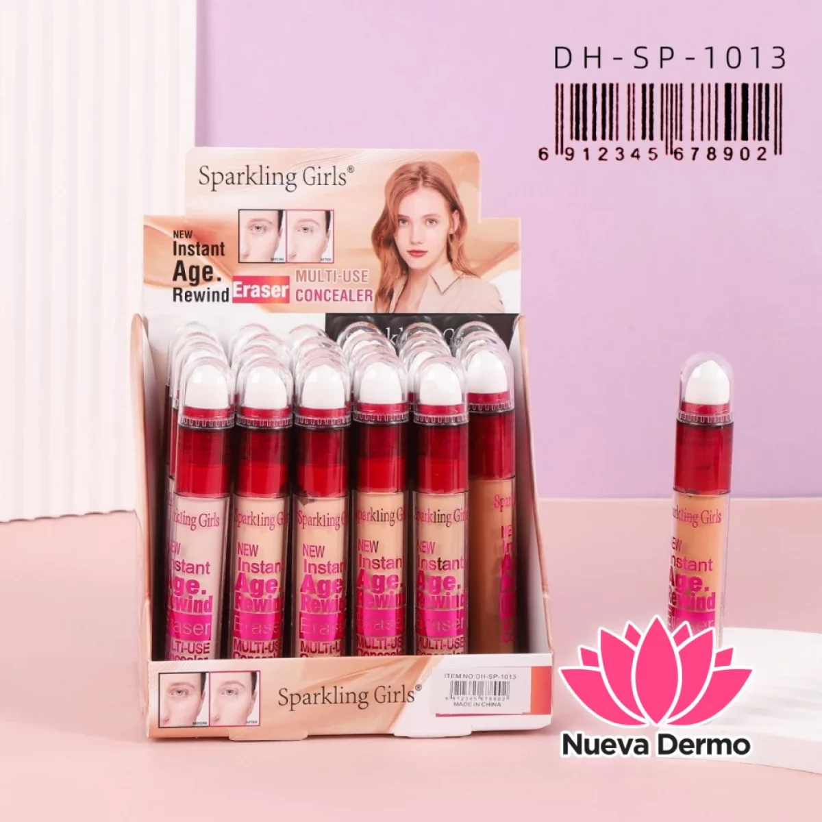Corrector Líquido Sparkling Girls Instant Age Rewind Eraser DH-SP-1013/678902 SPARKLING GIRLS