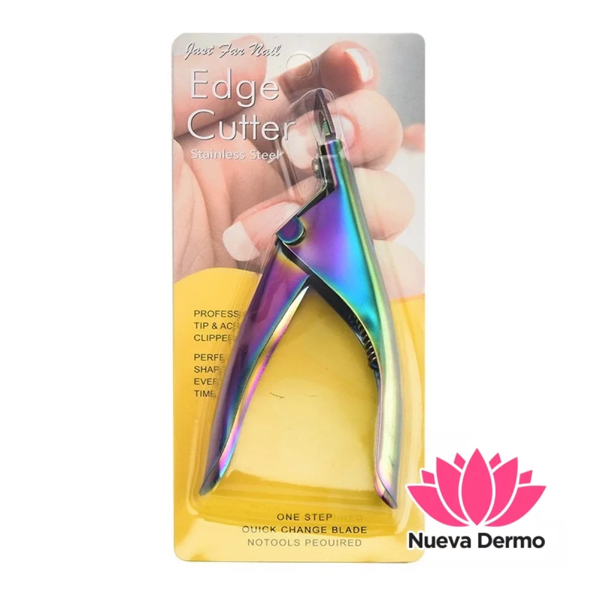 Corta tips tornasolado acero