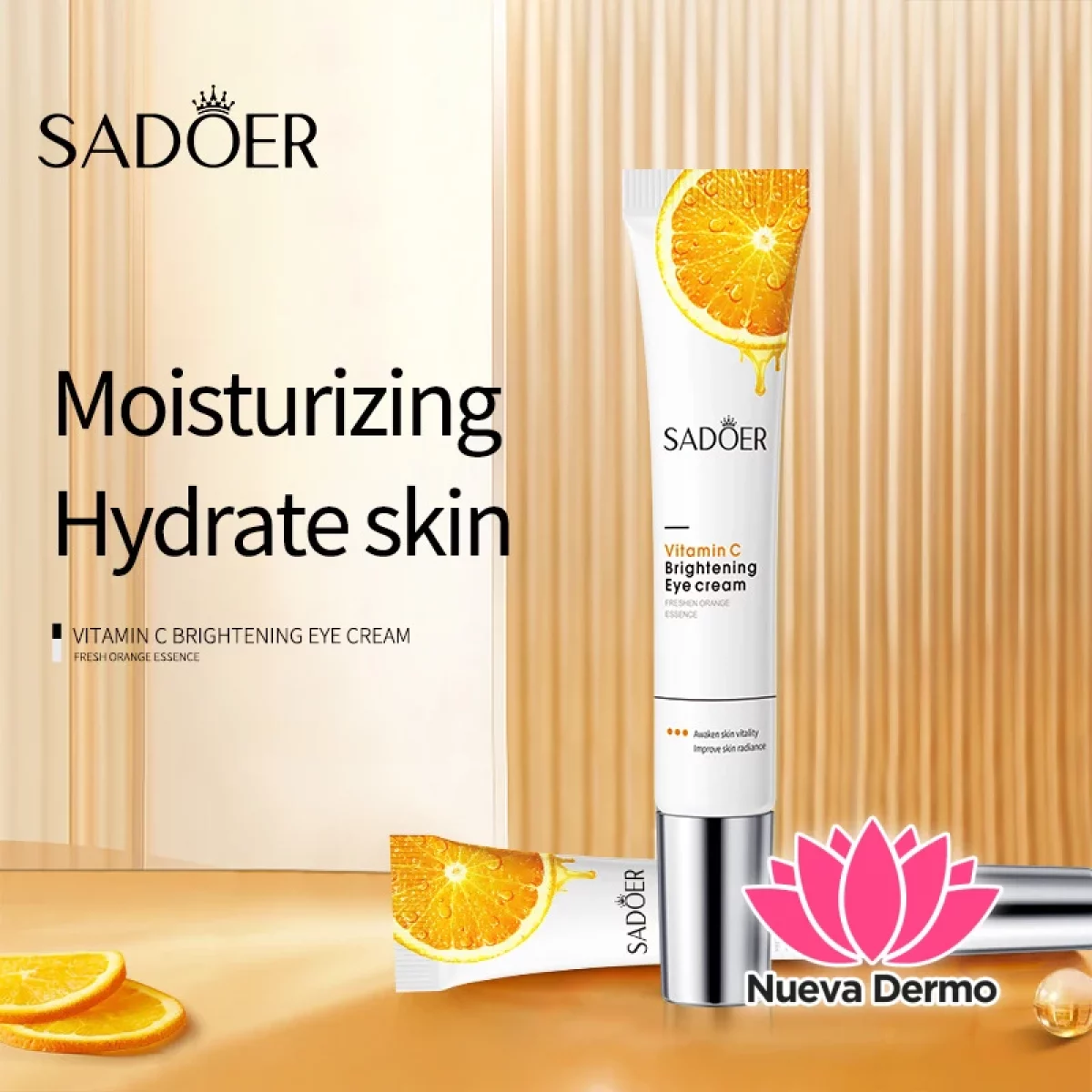 Crema Contorno de Ojos Vitamina C Hidratante E Iluminadora 20G 36636