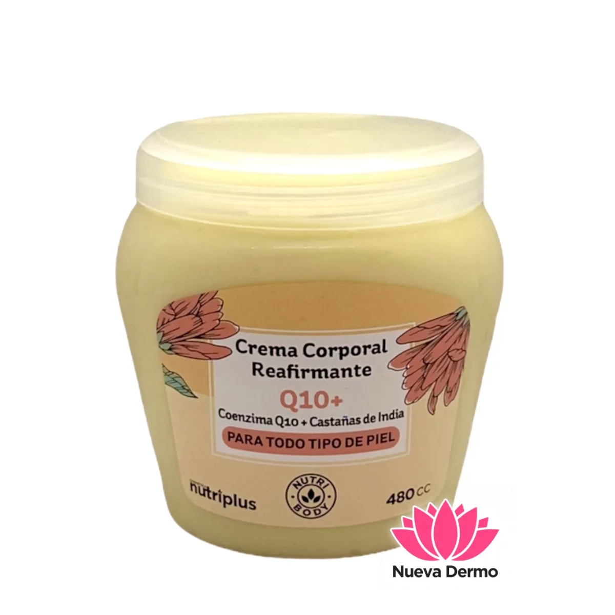 Crema corporal reafirmante Q10 480GR Nut...