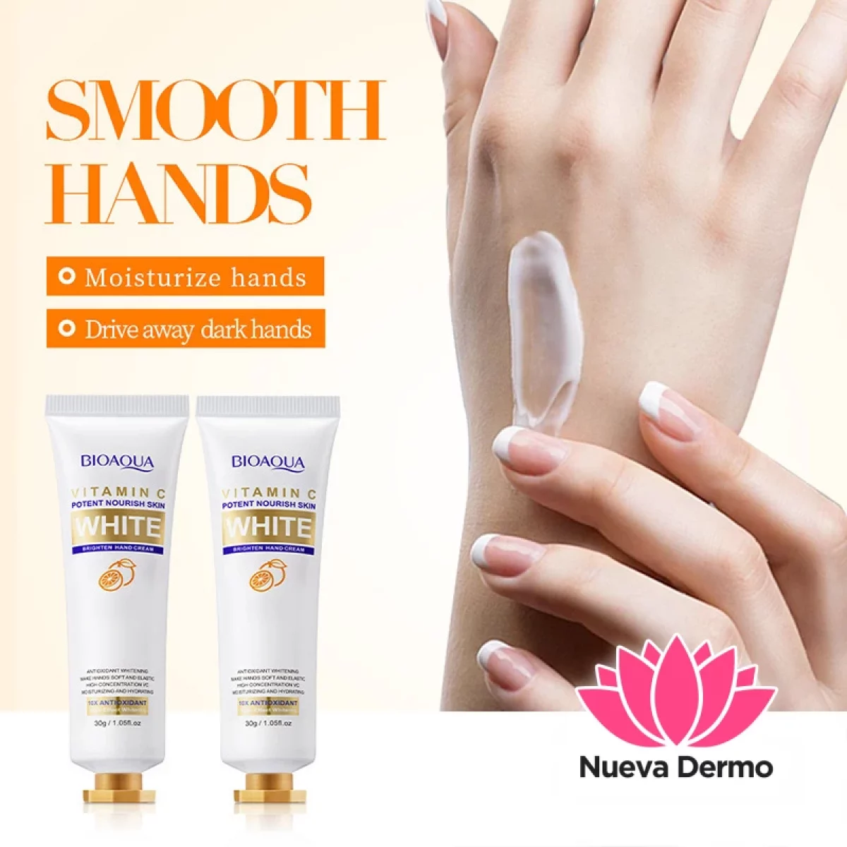 Crema de Manos Blanqueadora E Iluminadora con Vitamina C