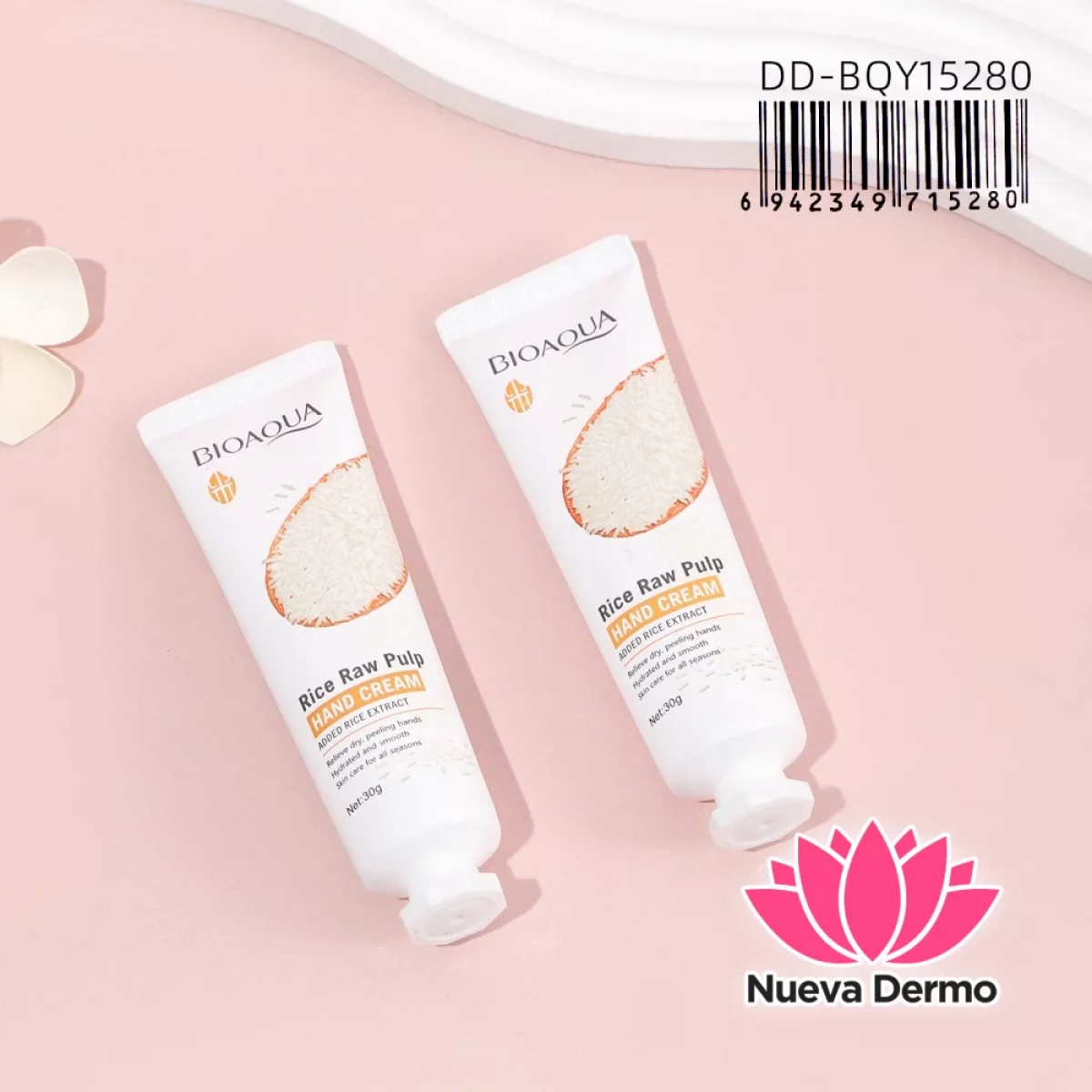 Crema de Manos de Extracto de Arroz Bioaqua Dd-BQY15280