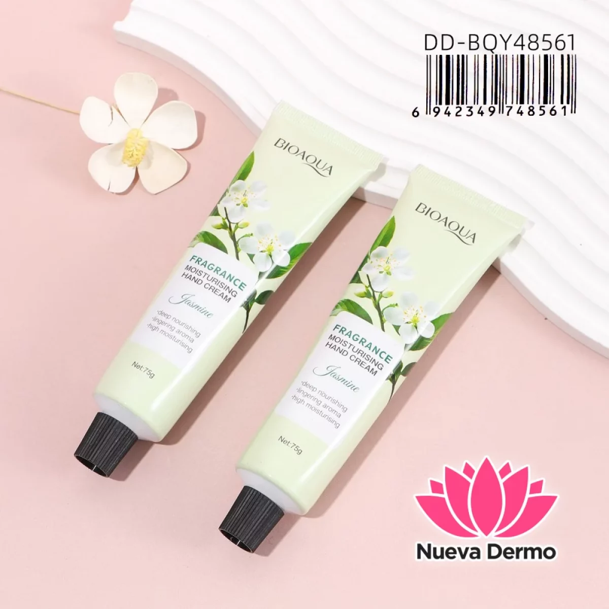 Crema de Manos Perfumada de Jazmín Bioaqua Dd-BQY48561