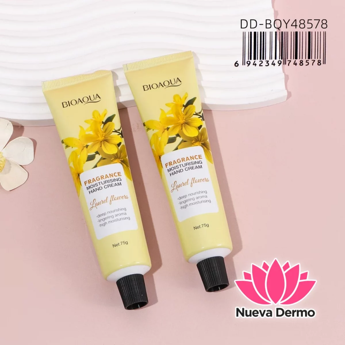 Crema de Manos Perfumada de Laurel Flowers Bioaqua Dd-BQY48578