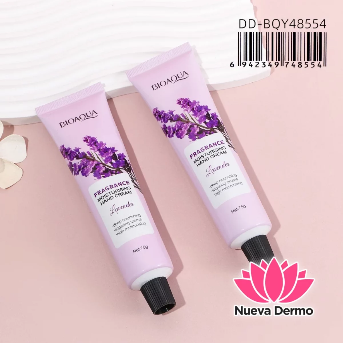 Crema de Manos Perfumada de Lavanda Bioaqua Dd-BQY48554
