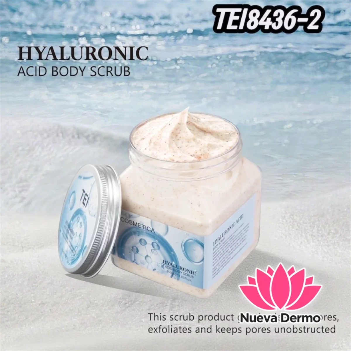 Crema Exfoliante Hyaluronico Tei 350ml