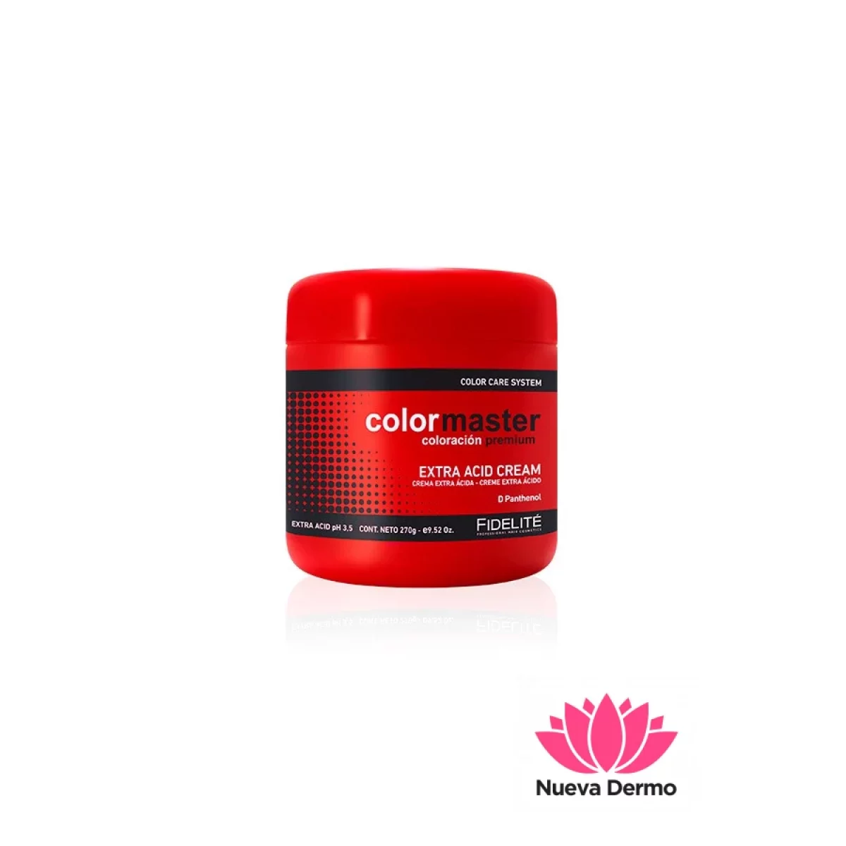 Crema Extra Acida Coloración Premium Fidelite pH 3.5