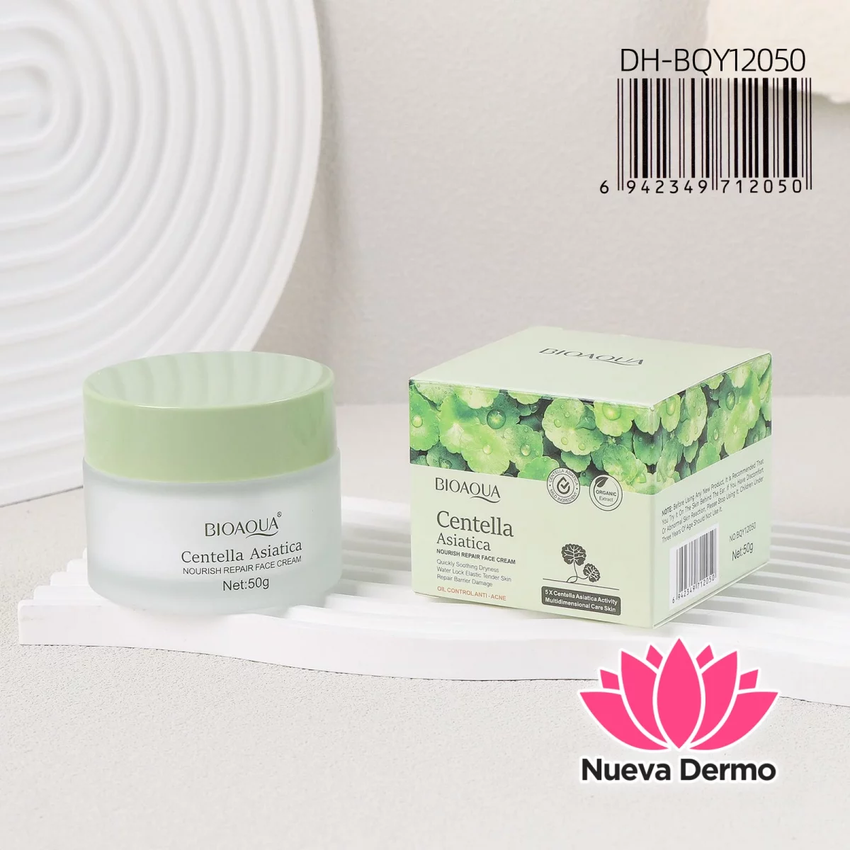 Crema Facia Centella Asiatica Bioaoua Dh-BOY12050