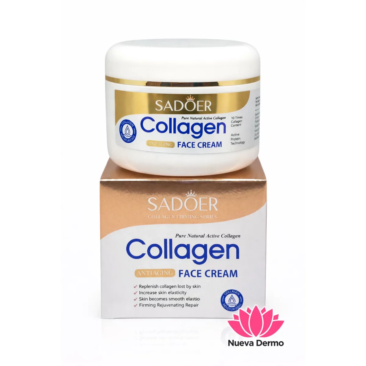 Crema facial colageno Sadoer