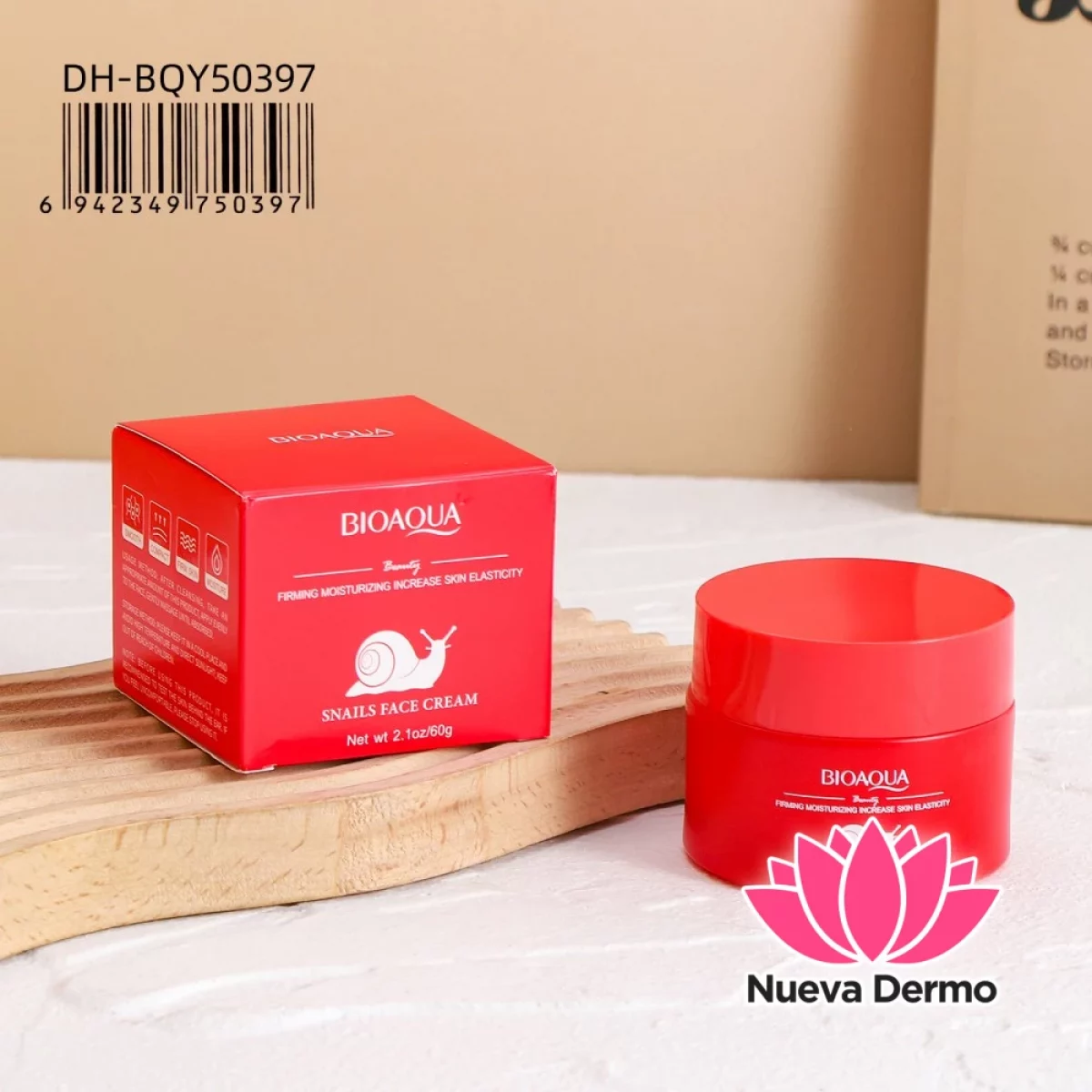 Crema Facial de Caracol Hidratante y Regeneradora Bioaoua Dh-BOY50397