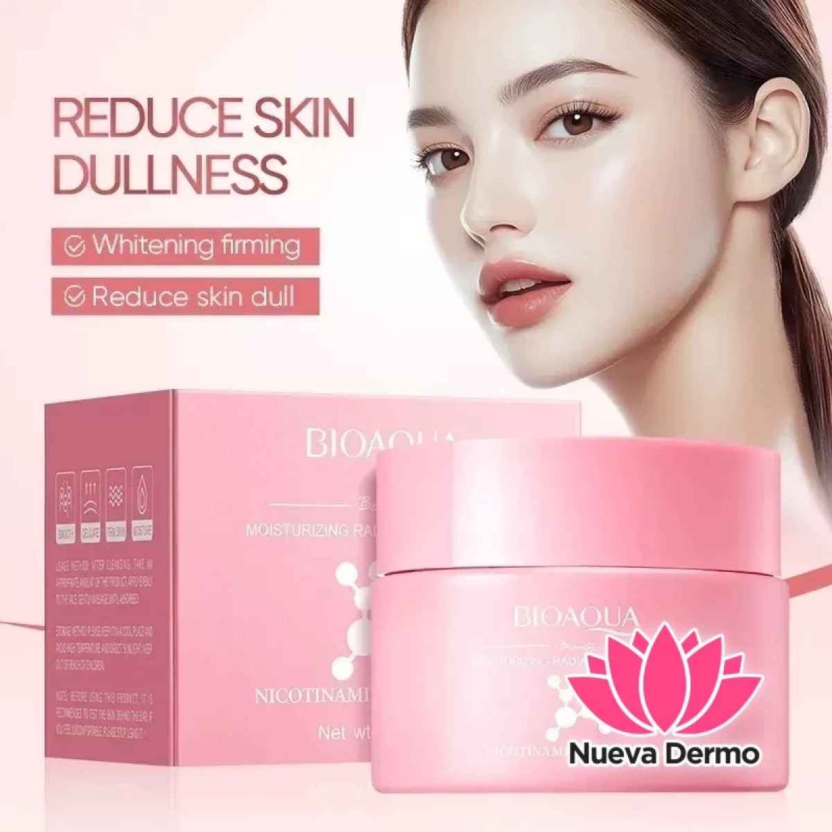 Crema facial nicotinamide moisturizing 60g(Bioaqua)