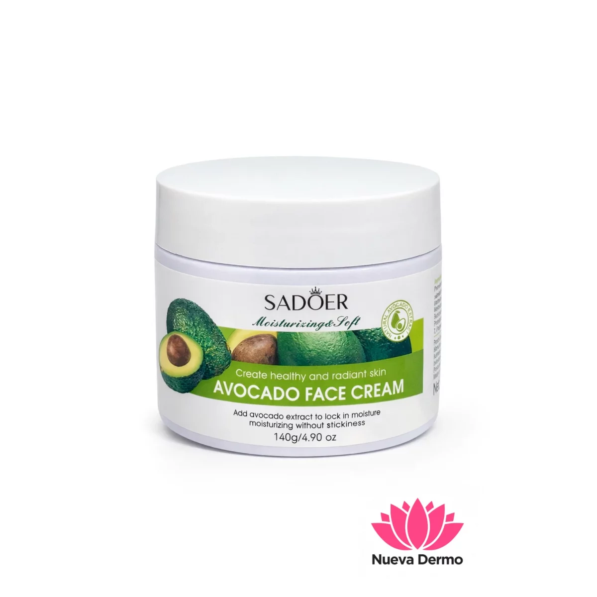 Crema facial palta Sadoer 140gr