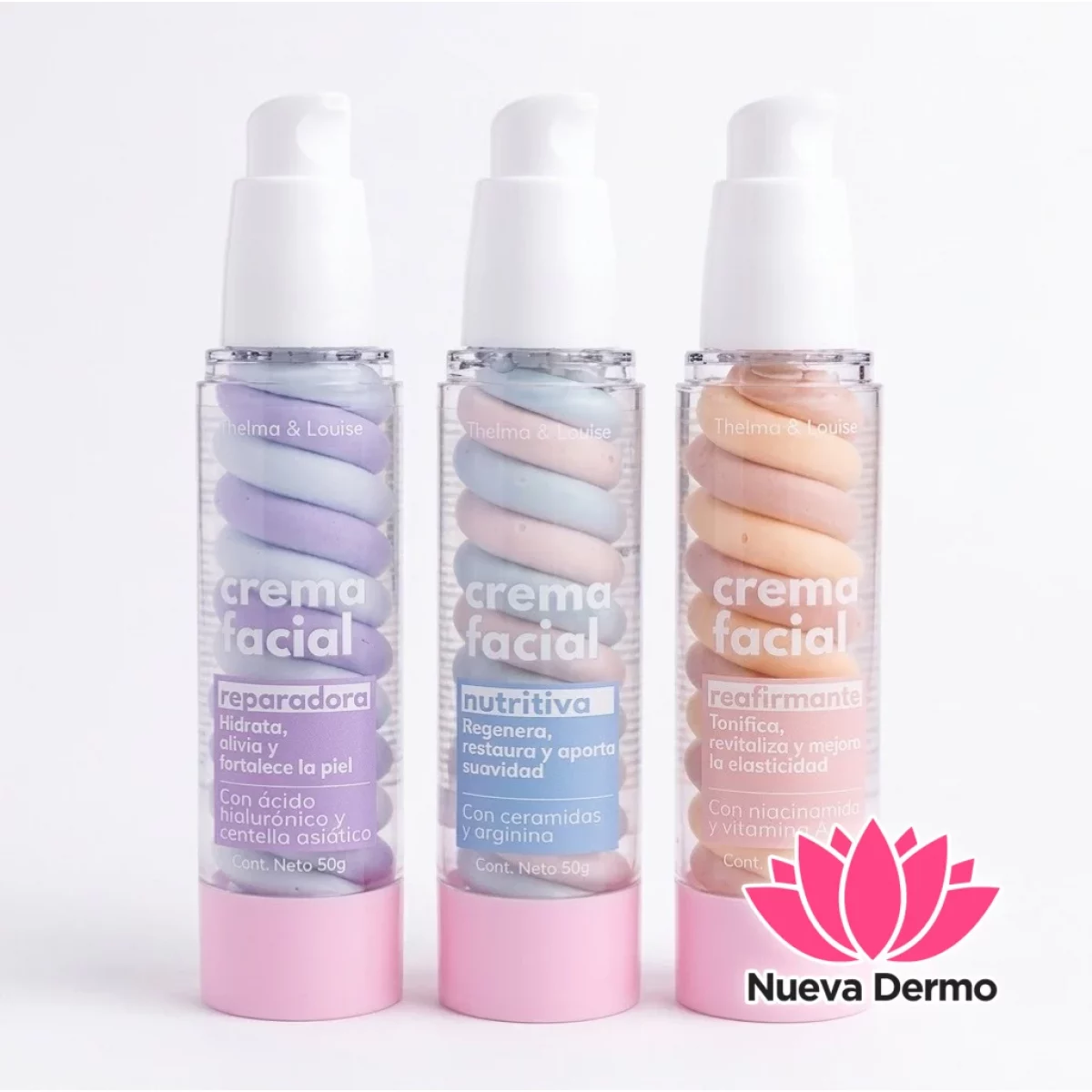 Crema Facial Reparadora Nutritiva Reafirmante 50g Reafirmante
