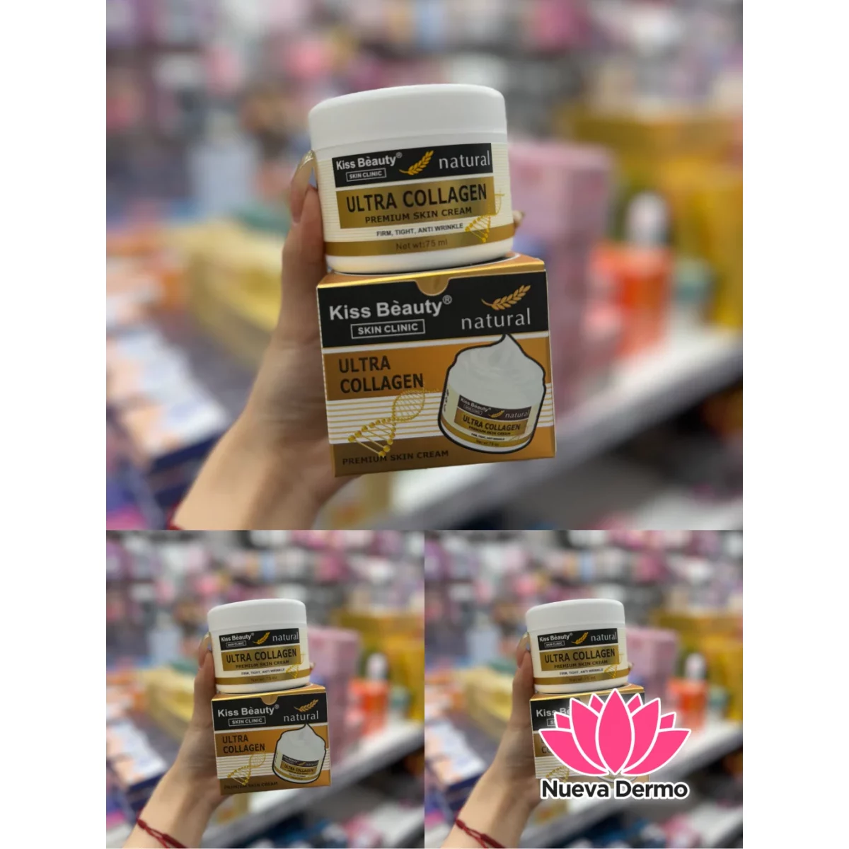 CREMA FACIAL ULTRA COLÁGENO KISS BEAUTY